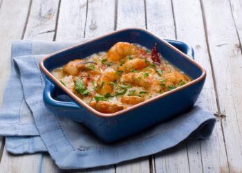 Arroz de robalo e gambas