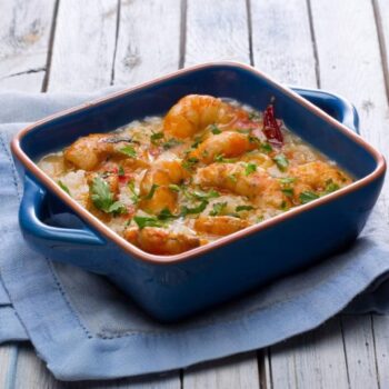 Arroz de robalo e gambas