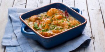 Arroz de robalo e gambas