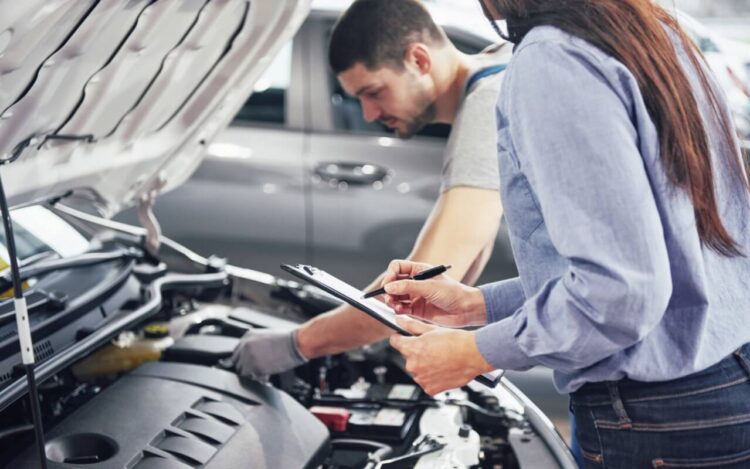 inspeção de veículos