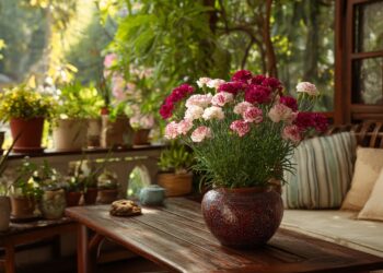 plantas que florescem no outono