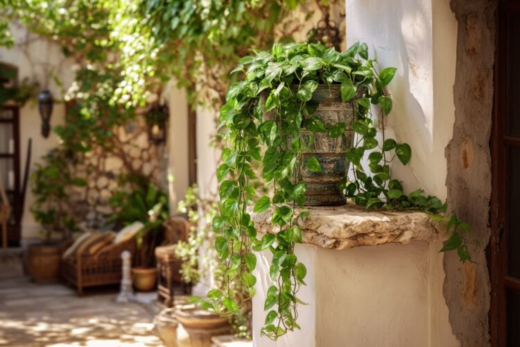 plantas pendentes de exterior ideais para alegrar varandas, alpendres ou jardins