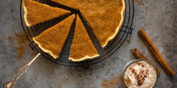 Tarte cremosa de abóbora e canela: simples e irresistível