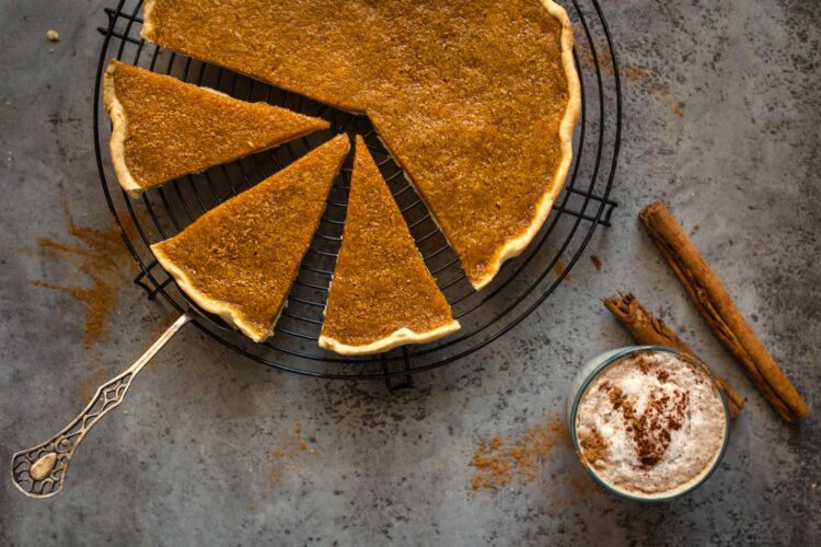 Tarte cremosa de abóbora e canela: simples e irresistível