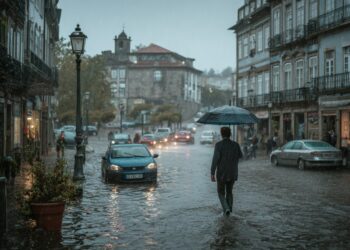 Chuva intensa regressa a Portugal e esta será uma das regiões mais atingidas da Europa