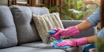 Sofá de tecido manchado? Eis as soluções de limpeza que realmente funcionam