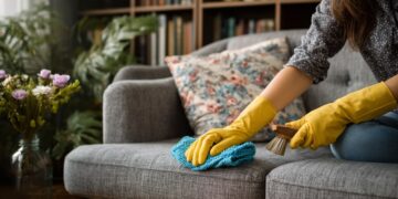 Sofás sempre limpos e cheirosos: truques simples que fazem a diferença