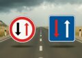Dois sinais de trânsito quase iguais, mas com significados opostos: saiba distingui-los