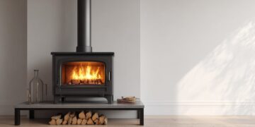 Vidro negro e cinza acumulada? Guia prático para limpar a salamandra