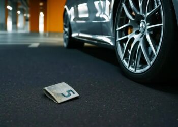 Nota no chão junto ao carro? Pode ser uma burla. Veja como se proteger