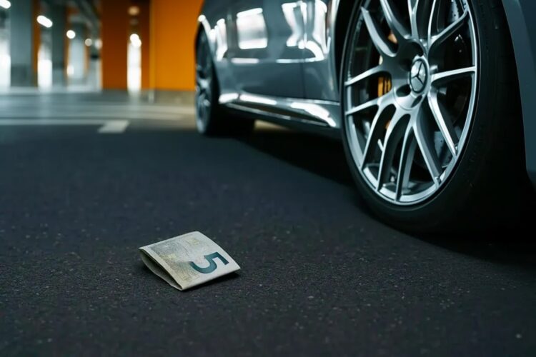 Nota no chão junto ao carro? Pode ser uma burla. Veja como se proteger