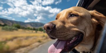 Deixa o cão olhar pela janela do carro? É lindo, mas pode resultar numa multa pesada