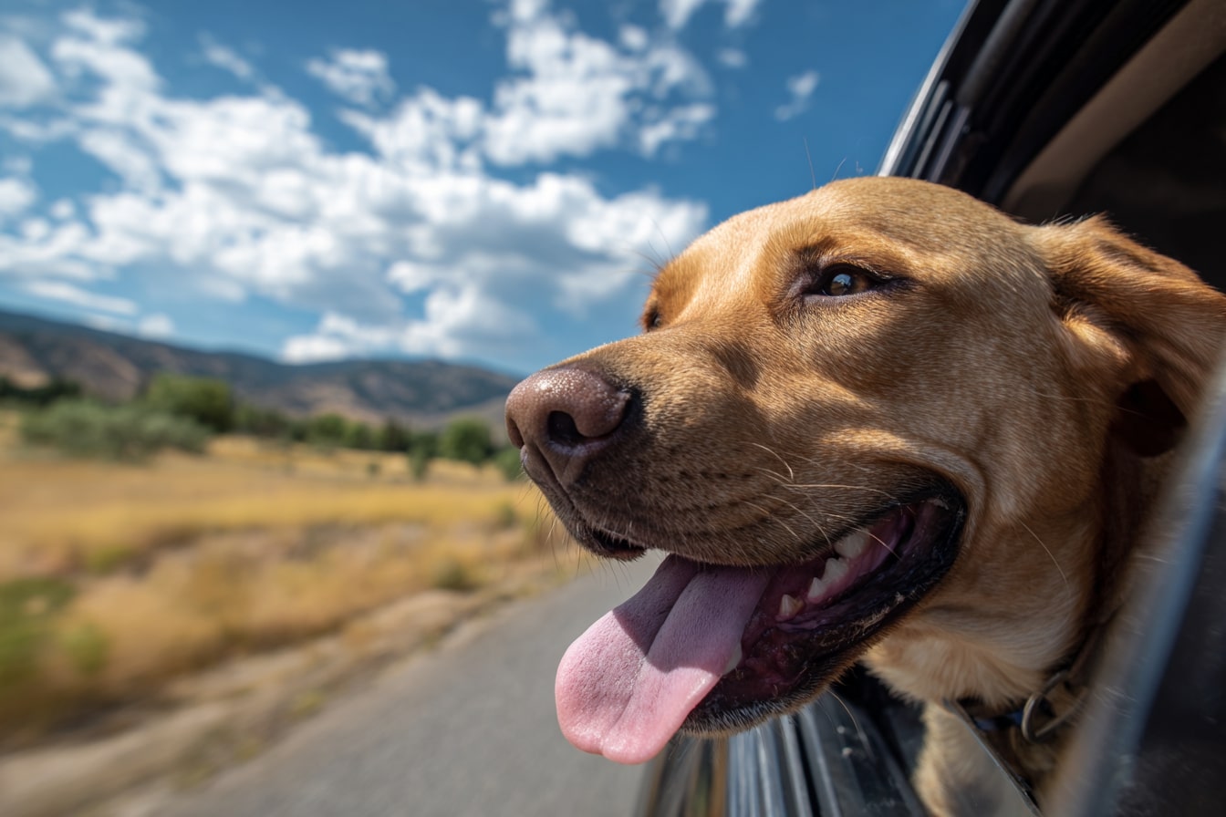 Deixa o cão olhar pela janela do carro? É lindo, mas pode resultar numa multa pesada