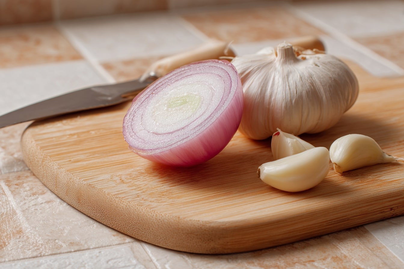 Como eliminar o cheiro a alho e cebola das mãos em apenas 10 segundos com um utensílio habitual na sua cozinha