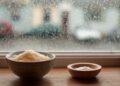 Sal e arroz: o truque económico para reduzir a humidade nas janelas durante o Inverno