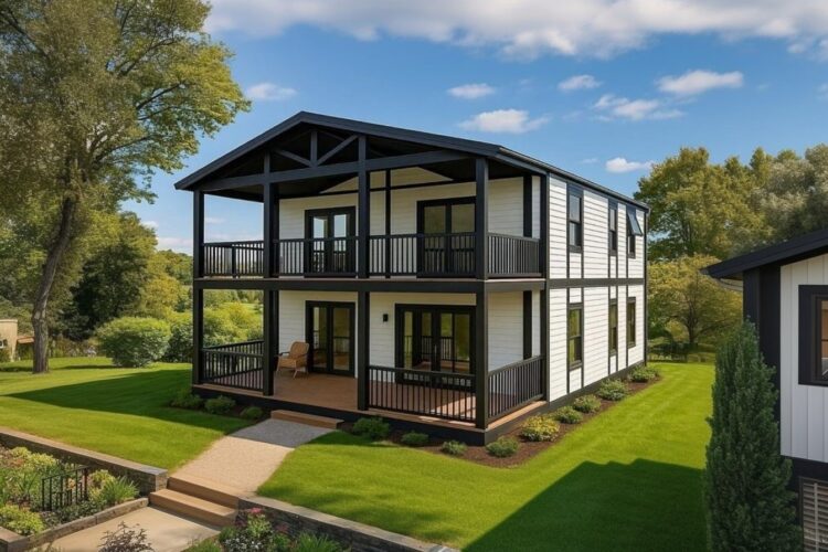 Dois pisos, quatro quartos e menos de 16 mil euros: esta casa pré-fabricada está a dar que falar