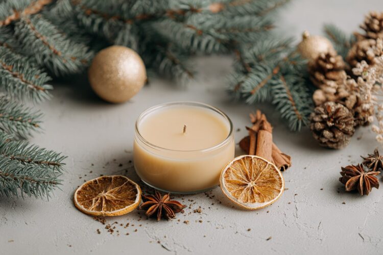 Com vontade de inovar? Faça velas perfumadas para decorar a sua casa no Natal