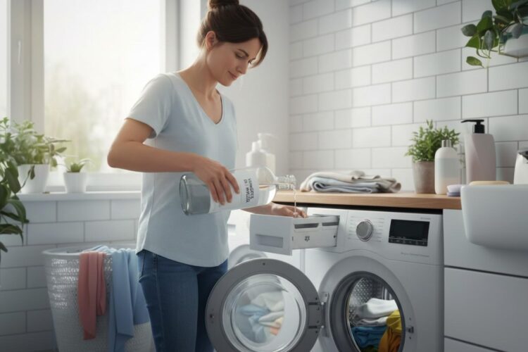 Vinagre na máquina de lavar: porque é usado por quem sabe