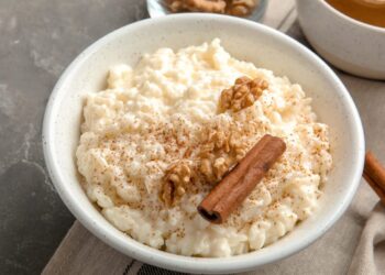 O segredo para fazer arroz doce mais cremoso