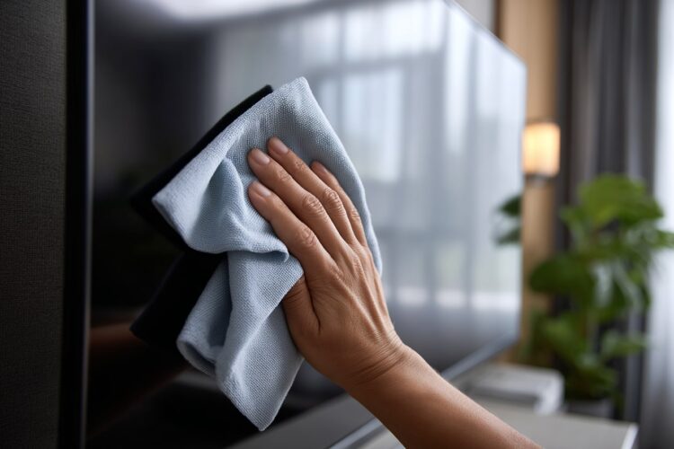 Smart TV e smartphone: o que nunca usar ao limpar o ecrã