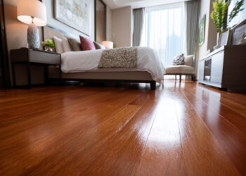 O truque do chá preto para repor o brilho do pavimento de madeira