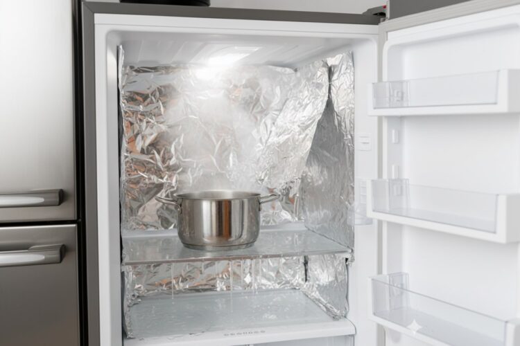 Gelo no congelador: como usar papel de alumínio para limpá-lo com eficácia