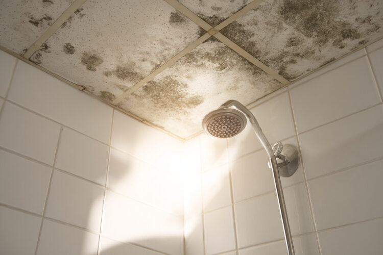 Lixívia ou água oxigenada? O método mais eficaz para eliminar bolor da casa de banho