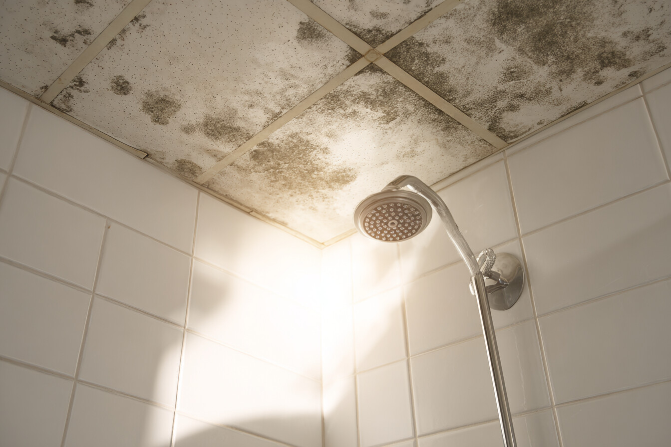 Lixívia ou água oxigenada? O método mais eficaz para eliminar bolor da casa de banho