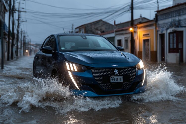 Conduzir em zonas inundadas: o que fazer para não danificar o motor