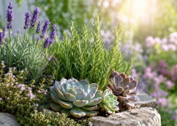 Jardins secos: como criar um espaço elegante com rochas e plantas resistentes
