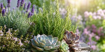 Jardins secos: como criar um espaço elegante com rochas e plantas resistentes