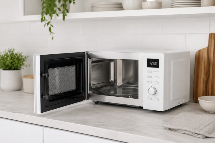 Como limpar o micro-ondas por dentro: o truque do vapor que elimina gordura e cheiros em minutos