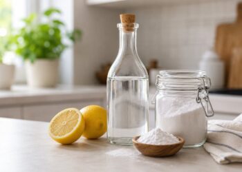 5 produtos naturais que já tem em casa para limpar tudo (e poupar dinheiro)