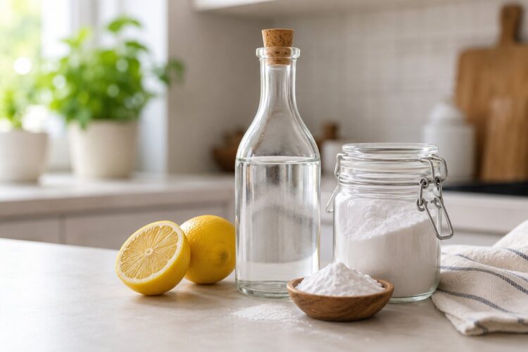 5 produtos naturais que já tem em casa para limpar tudo (e poupar dinheiro)
