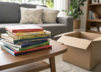 Como remover o cheiro a bafio de livros e caixas antigas