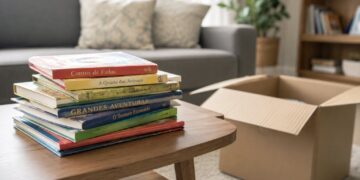 Como remover o cheiro a bafio de livros e caixas antigas