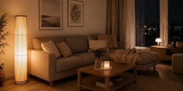 Como iluminar uma casa para parecer mais aconchegante à noite