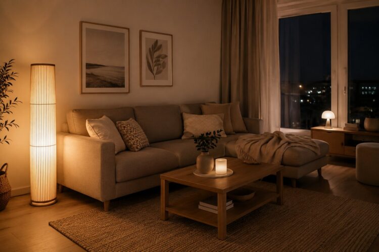 Como iluminar uma casa para parecer mais aconchegante à noite