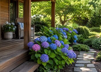 Porque a hortênsia muda de cor consoante o solo onde está plantada