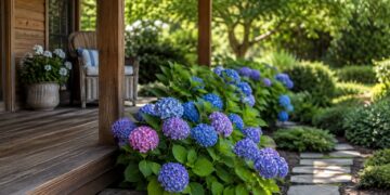 Porque a hortênsia muda de cor consoante o solo onde está plantada