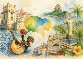 Porque Portugal e o Brasil escrevem a mesma língua de forma diferente