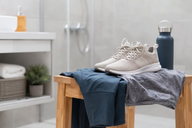 Como remover o cheiro a suor de roupa de ginásio e ténis