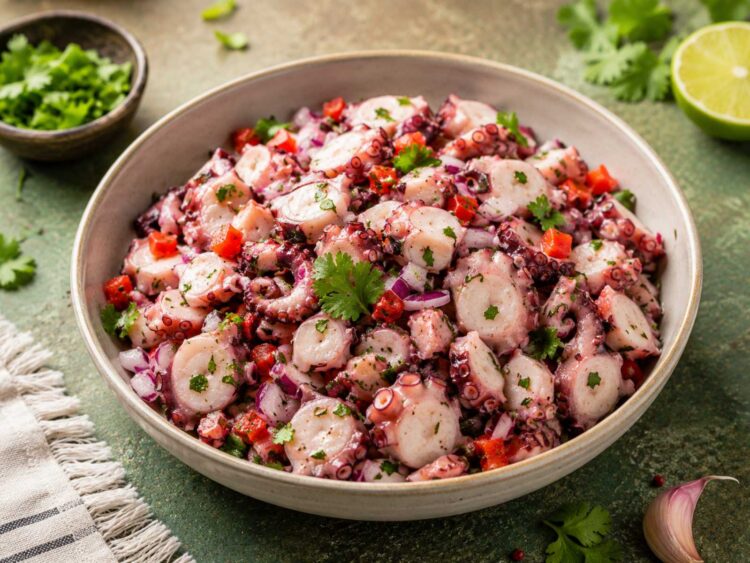 Salada de polvo à moda de Peniche: receita tradicional que sabe a Verão