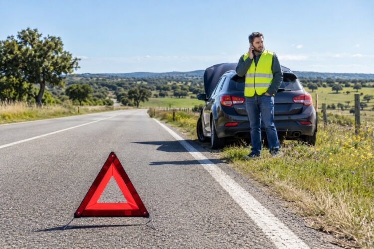 Não ter triângulo e colete no carro pode custar caro! O que diz o Código da Estrada?