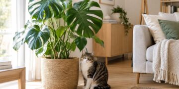 Plantas de interior seguras para casas com gatos