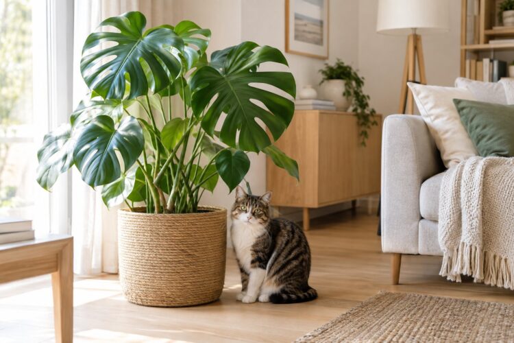 Plantas de interior seguras para casas com gatos