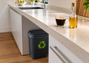 Vinagre e café: a combinação que resolve o cheiro do caixote da reciclagem