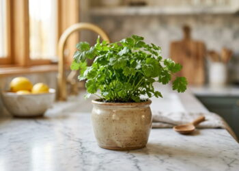 Coentros em vaso: como evitar que floresçam cedo demais