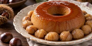 Pudim de castanha: a sobremesa de outono que aproveita as castanhas da época