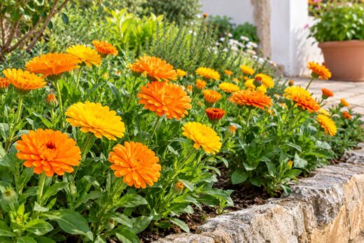Calêndulas semeadas em outubro: porque florescem mais cedo do que as semeadas na primavera